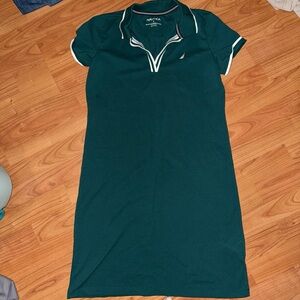 Nautica Green Polo Dress